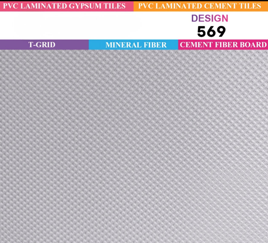 PVC Laminated Gypsum Tiles